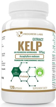 Kelp Jod Naturalny 325mcg Wegan + Prebiotyk 120KAP