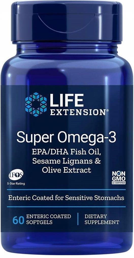 Life Extension Super Omega3 EPA/DHA 60 kaps Opinie i ceny na Ceneo.pl