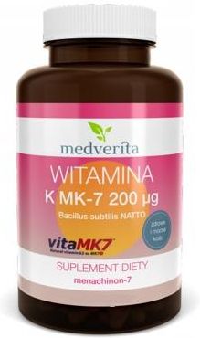 Witamina K2-MK7 VitaMk7aż 200mcg Medverita 60 kaps