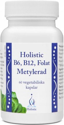 Holistic B6, B12, Folat Metylerad B6, B12 60 kaps