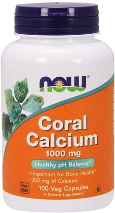 Now Coral Calcium Wapń z koralowca 1000mg 100kaps