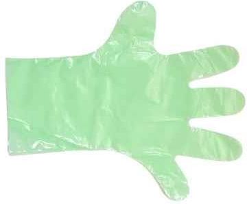 Rękawice foliowe jednorazowe długie 35 cm zielone 100szt.