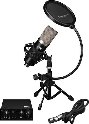 IMG Stageline PODCASTER-1 | Zestaw studyjny do nagrywania mikrofon interfejs