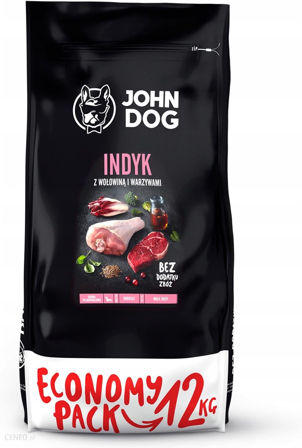 John DogSucha karma dla psa indyk wołowina 12kg