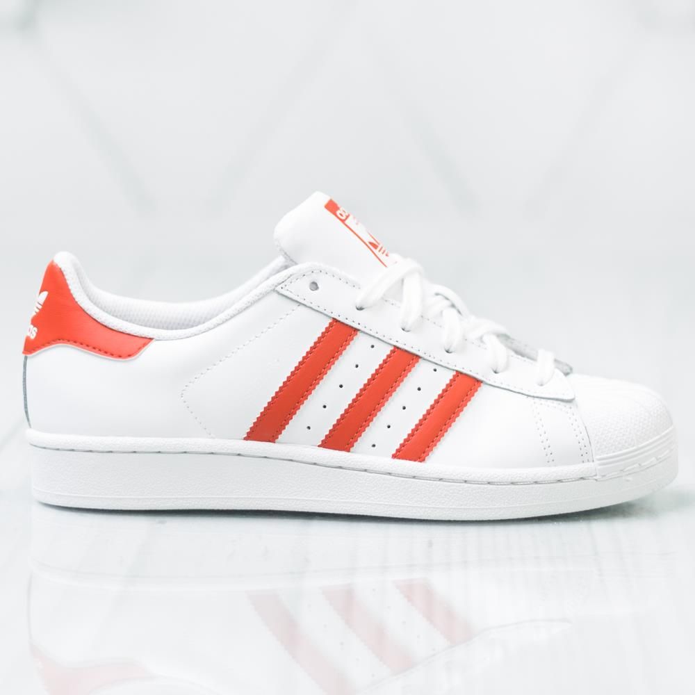 Adidas superstar z top kolorowymi paskami