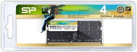 Silicon Power Pamięć DDR4 SODIMM 4GB (1x4GB) 2666MHz CL19 1,2V