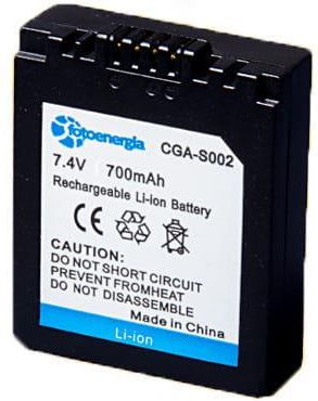 Fotoenergia Bateria Dmw-Bm7 Cga-S002 Do Panasonic Lumix Dmc-Fz1 Dmc-Fz1B Dmc-Fz2 Dmc-Fz3 2900Mah (AK98)