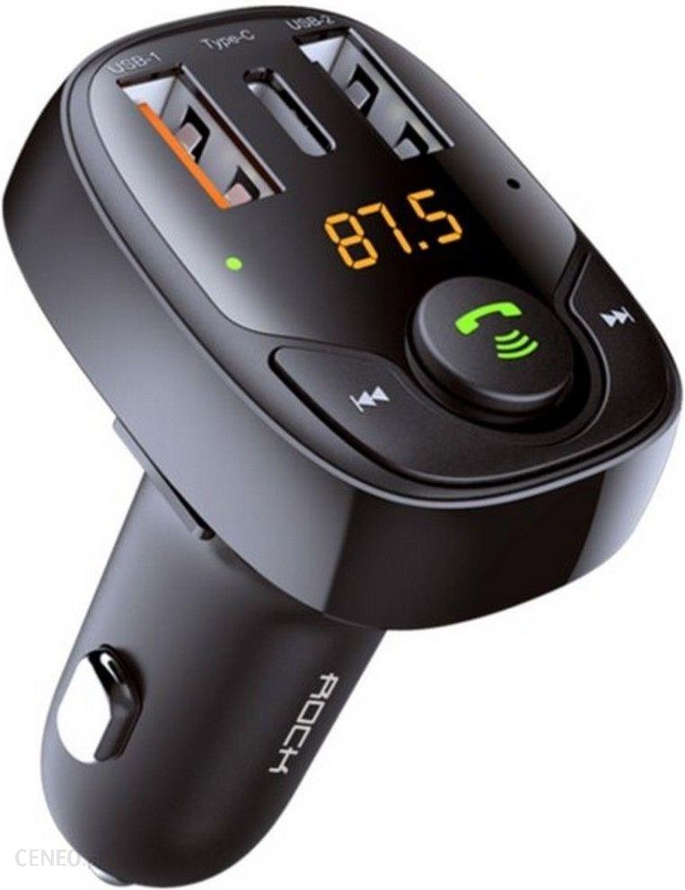  Transmiter Fm Bluetooth MP3 Rock Ładowarka Usb 36W
