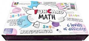 Karty edukacyjne Matematyka Fun Card Math Dodawanie, odejmowanie, mnożenie, dzielenie