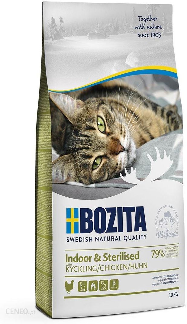 BOZITA Indoor & Sterilised Kurczak 10kg