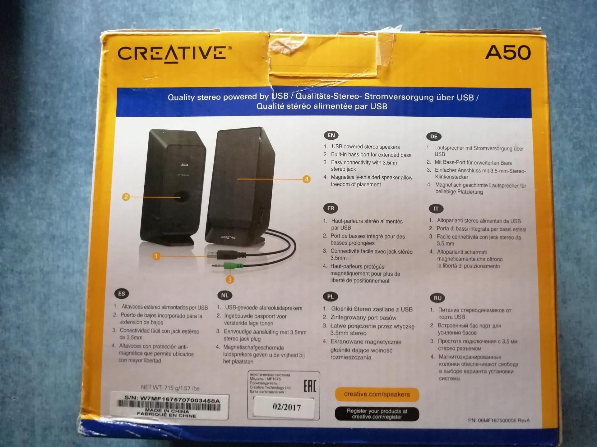 Creative a50 shop