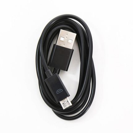 Omega Baja Pvc Micro To Usb & Data Poly Cable 1A 1M Black (OUPVC3MB)
