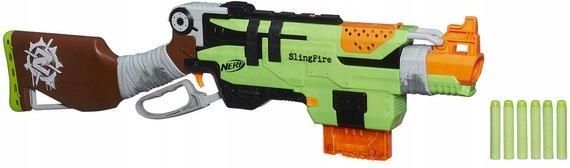 ナーフ　スリングファイア Nerf Zombie Strike Slingfire Blaster : Amazon.pl: Zabawki