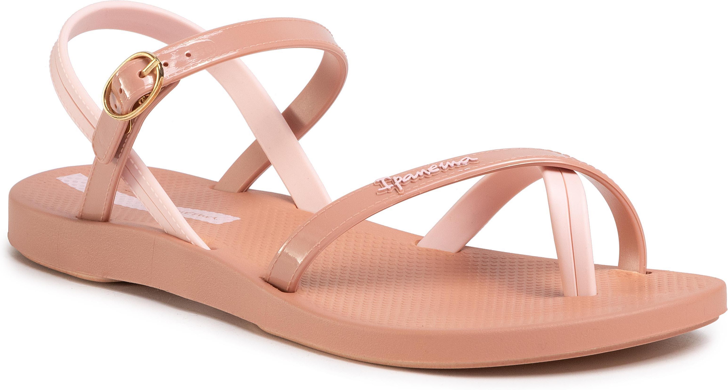 Sandalias Ipanema Fashion Sand VIII - Color Rosa Metálico/burdeos