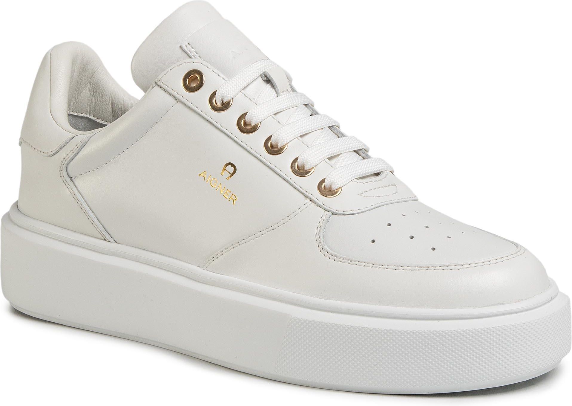 Sneakersy AIGNER Sally 1A 1201010 White 002 Ceny i opinie