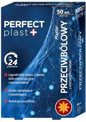 PERFECT Plast plaster przeciwbólowy z wyciągiem z arniki 9x14 cm 50szt