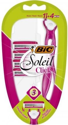 Bic Miss Soleil Click Maszynka Do Golenia Rączka + 4 Wkłady