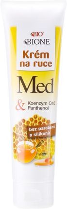 Regenerujący Krem Do Rąk Z Mleczkiem Pszczelim I Koenzymem Q10 Bione Cosmetics Honey + Q10 Hand Cream 100ml