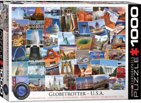 Eurographics Puzzle 1000El. Globetrotter Usa