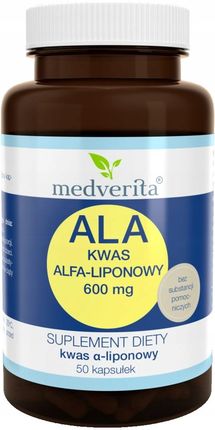 Medverita Ala Kwas Alfa-liponowy 600 mg 50 kaps