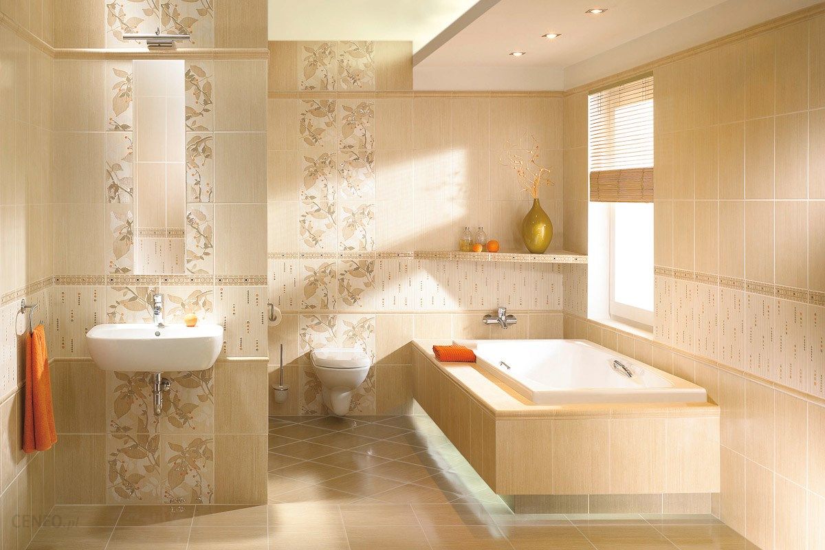 Пример плитки в ванной