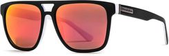 okulary Horsefeathers Trigger - Matt Black/Mirror Red/Polarized one size