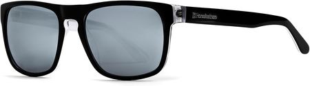 okulary Horsefeathers Keaton - Gloss Black/Mirror White/Polarized one size