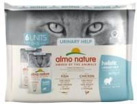 Almo Nature Holistic Urinary Support Multipack Z Rybą I Kurczakiem 6X70G