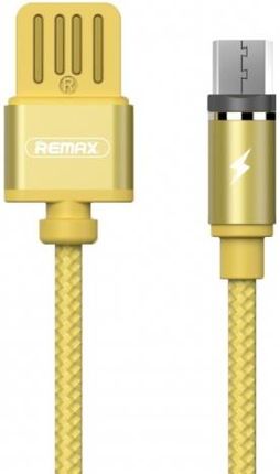 Remax Gravity RC-095m magnet micro USB Led Złoty (157374475_20180627155740)