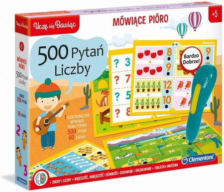 Clementoni Mówiące Pióro 500 Pytań Liczby 50652