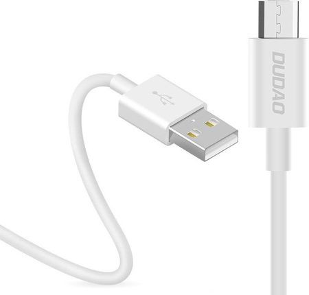 Dudao przewód kabel USB / micro USB 3A 1m biały (L1M)