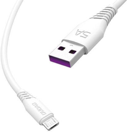 Dudao przewód kabel USB / micro USB 5A 1m biały (L2M)
