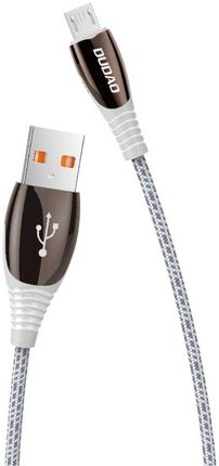 Dudao kabel przewód USB - micro USB 1,23m 3A szary (L7Pro)