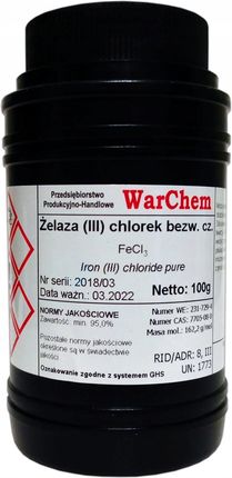 Warchem Chlorek Żelaza (Iii) Bezwodny - Czysty - 100G