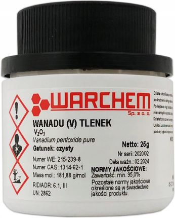 Warchem Tlenek Wanadu (V) - Czysty - 25G