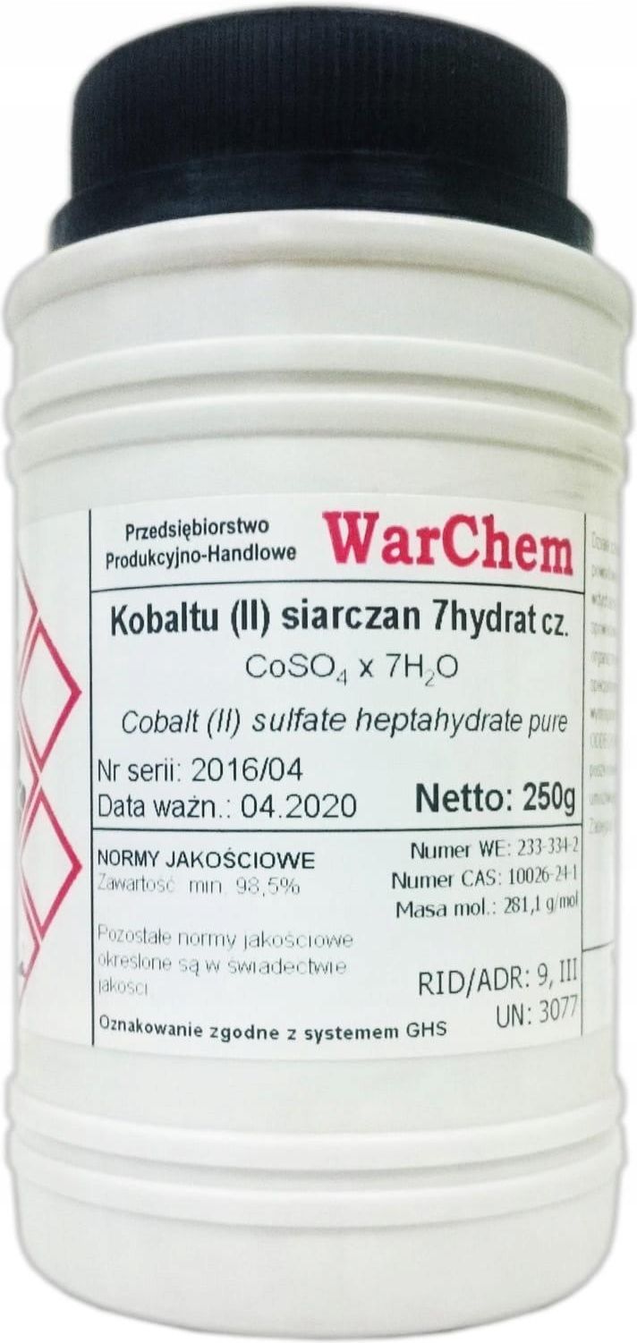 Kobalt(II)-chlorid 6-hydrat - rein 100g WARCHEM main image 0