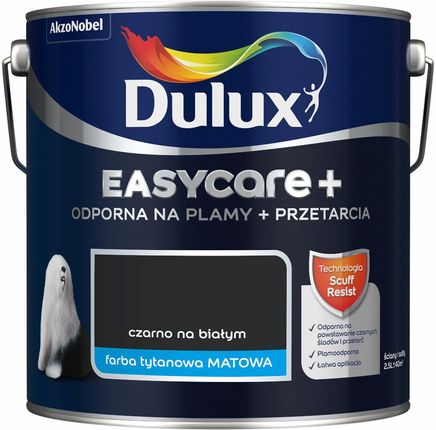 Dulux Easycare+ Czarno Na Białym 2,5L