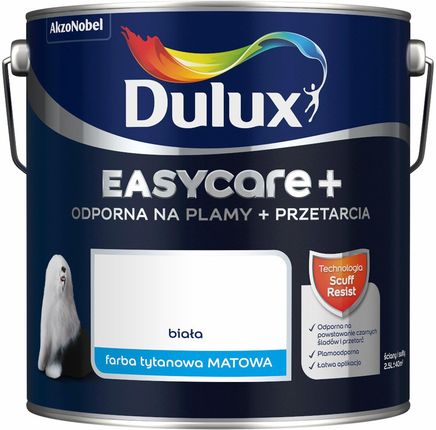 Dulux Easycare+ Biała 2,5L