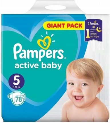 Pampers Active Baby Rozmiar 5, 11-16Kg 78Szt.