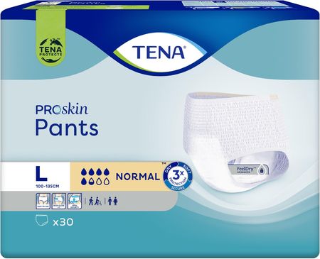 TENA Pants Proskin Normal L Majtki Chłonne 2x30szt