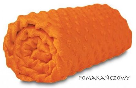 Materiał Minky Pomarańczowy