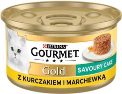 Zdjęcie Gourmet Gold Savour Cake Z Kurczakiem I Marchewką 12X85G - Bielsko-Biała