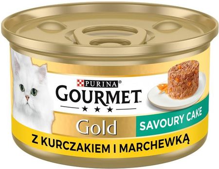 Gourmet Gold Savour Cake Z Kurczakiem I Marchewką 12X85G