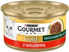 GOURMET GOLD Succulent Delights Wołowina 85G