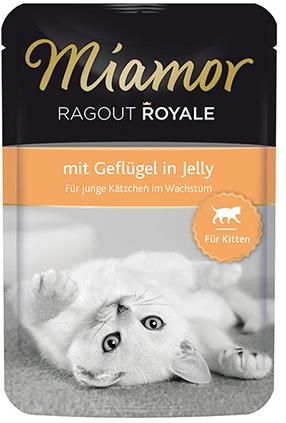 Miamor Ragout Royale Kitten Z Drobiem W Galaretce 100G