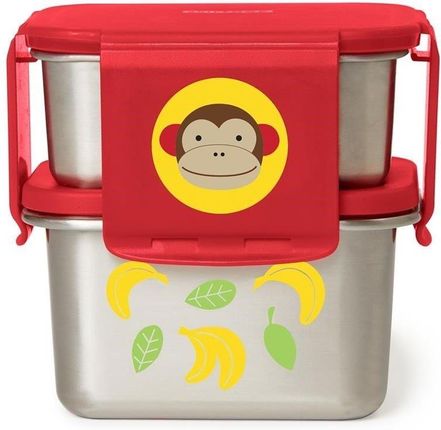 Skip Hop Stalowe pudełko śniadaniowe Małpa