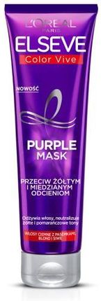 L'Oreal Paris Elseve Color-Vive Purple Maska do włosów farbowanych blond siwych i z pasemkami 150 ml