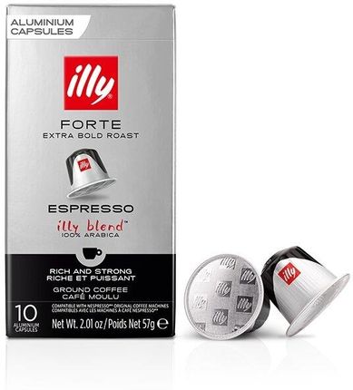 Illy Forte 100% Arabica Nespresso 10 Kapsułek
