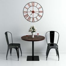 Vidaxl Zegar Ścienny, Metal, 58 Cm, Czerwony (283864)