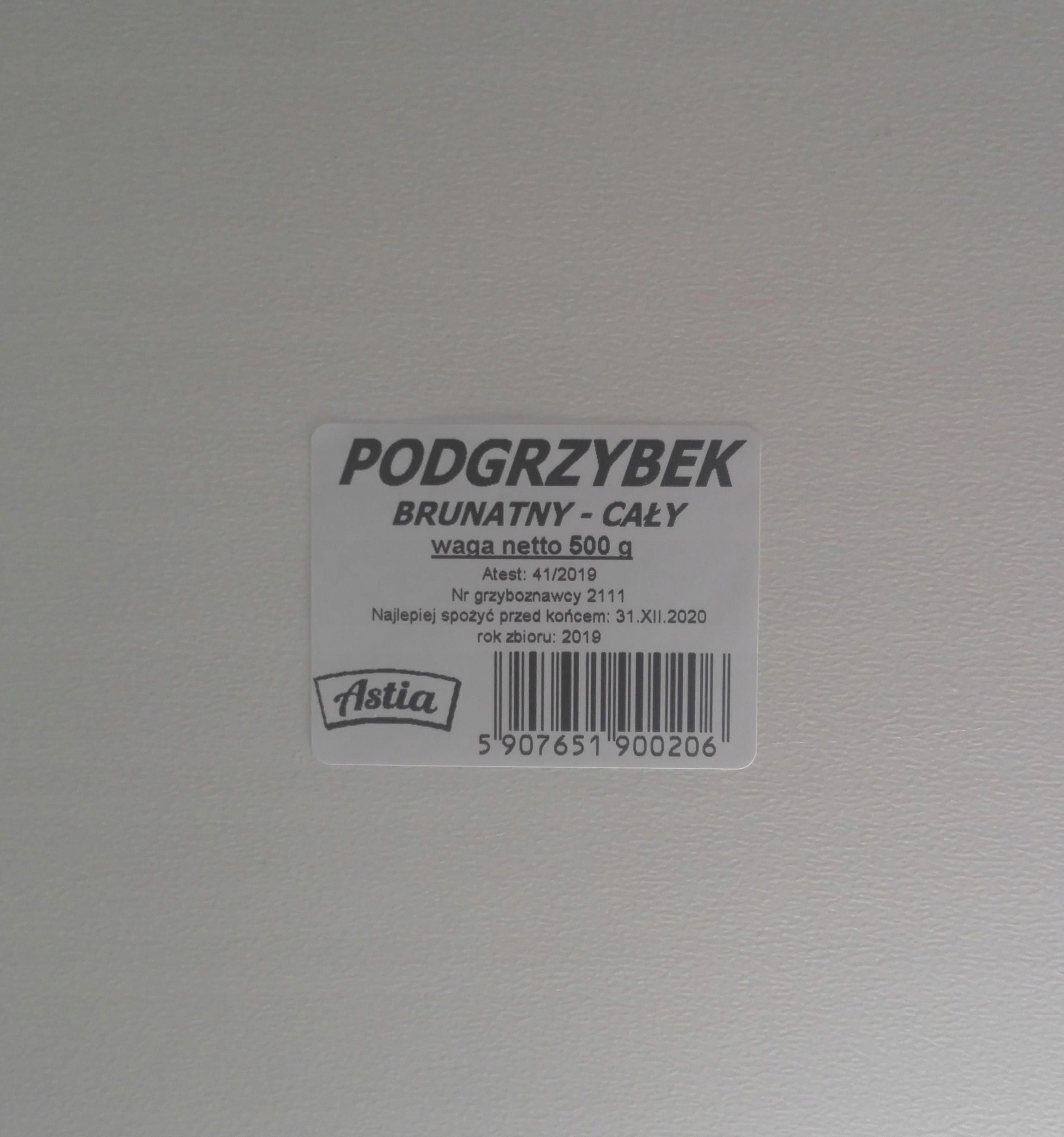 Astia Grzyby Suszone Podgrzybek Cały Główka 1Kg - zdjęcie 3 Astia Grzyby Suszone Podgrzybek Cały Główka 1Kg